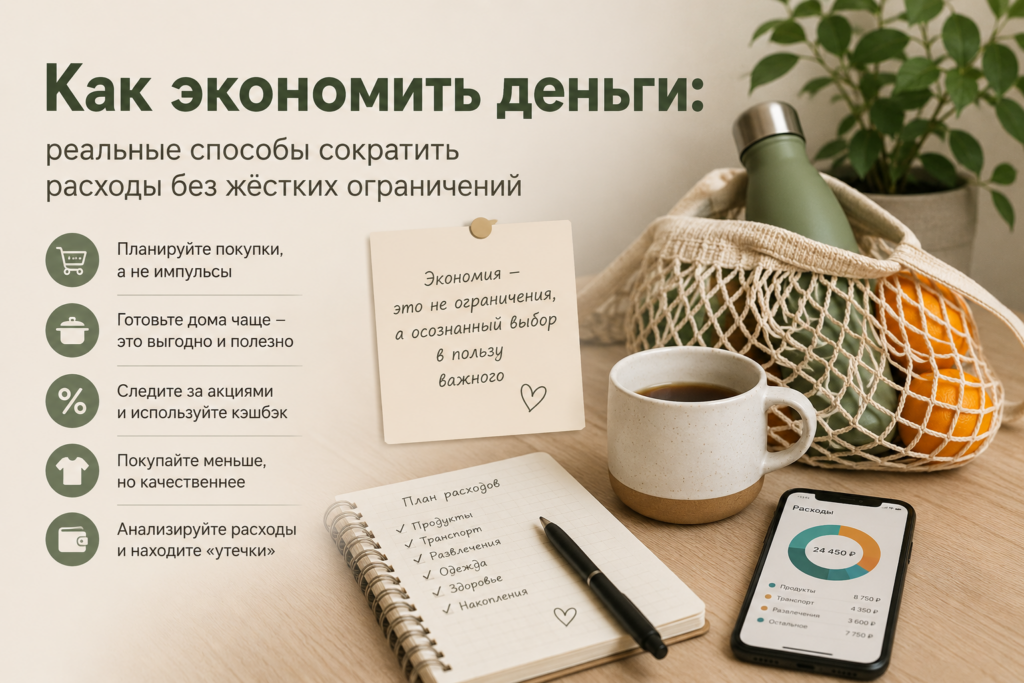 как экономить деньги