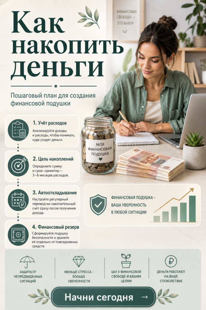 как накопить деньги