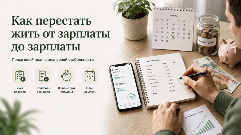 как перестать жить от зарплаты до зарплаты